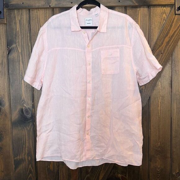 NWOT Baird Mcnutt Murano 100% Linen Shirt - Picture 1 of 4